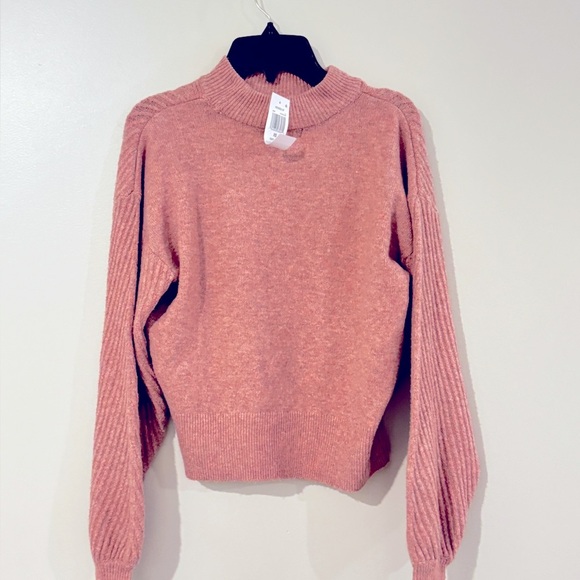 HOOKED UP BY IOT women Juniors' Mossy Choker Sweater rose XS - Picture 11 of 14